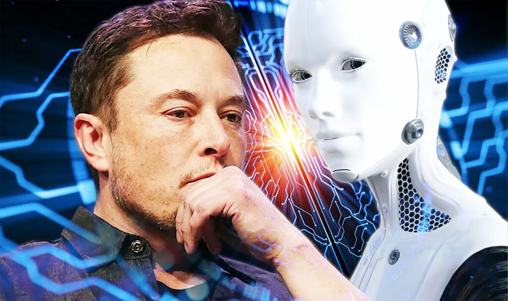 Elon Musk robot