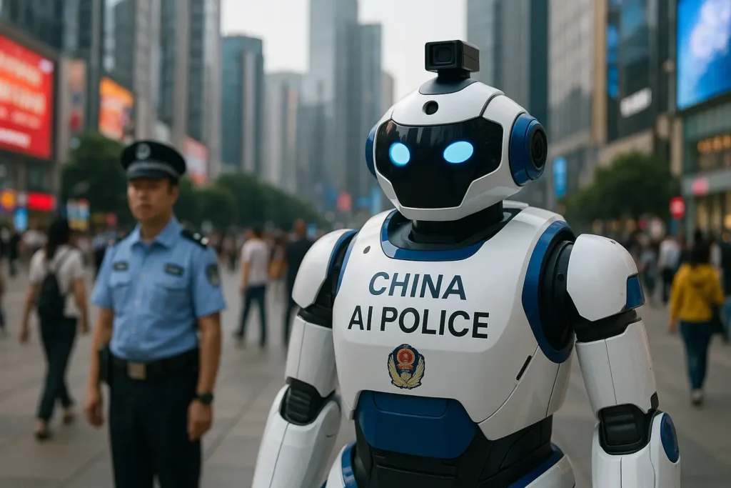 China AI Police Robot
